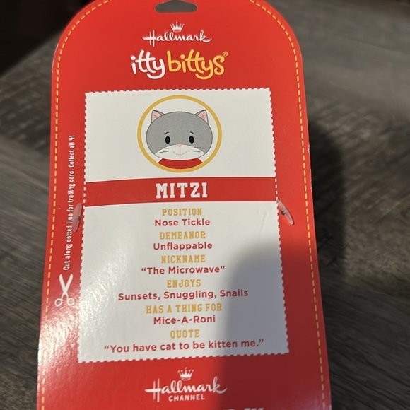 NWT Hallmark Itty Bittys 😻 Cuddles Toffee Cubby Mitzi - Picture 9 of 9